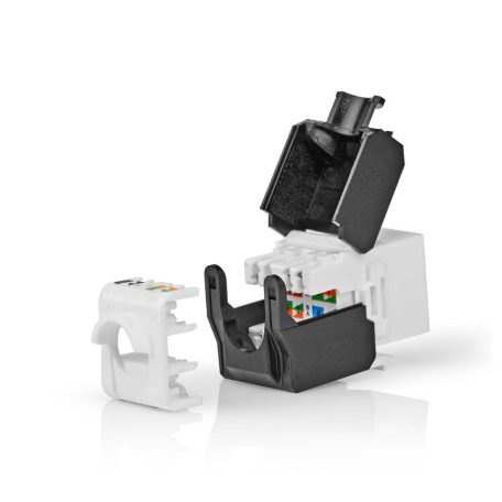 Keystone | CAT6a | RJ45 Aljzat | U/UTP | ABS | Doboz