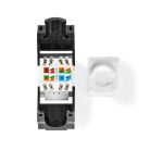 Keystone | CAT6a | RJ45 Aljzat | U/UTP | ABS | Doboz