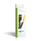 Crimp pliers | CAT5 / CAT5e / CAT6 / CAT6a / CAT7 / RJ12 / RJ45 | Fogó / Lehántás / Szigetelés Eltávolítás | Acél / Gumi | Fekete / Sárga