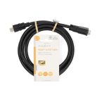 HDMI™ kábel | HDMI™ Csatlakozó | DVI-D 24+1-Érintkezős Dugasz | 1080p | Nikkelezett | 2.00 m | Egyenes | PVC | Fekete | Label
