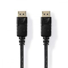   DisplayPort kábel | DisplayPort Dugasz | DisplayPort Dugasz | 4K@60Hz | Nikkelezett | 2.00 m | Kerek | PVC | Fekete | Label