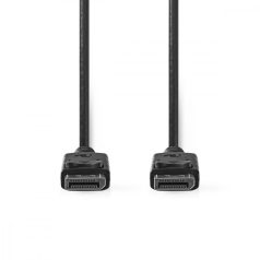   DisplayPort kábel | DisplayPort Dugasz | DisplayPort Dugasz | 4K@60Hz | Nikkelezett | 2.00 m | Kerek | PVC | Fekete | Label