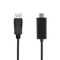   DisplayPort kábel | DisplayPort Dugasz | HDMI™ Csatlakozó | 4K@30Hz | Nikkelezett | 2.00 m | Kerek | PVC | Fekete | Label