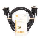 VGA kábel | VGA Dugasz | VGA Dugasz | Nikkelezett | Maximális felbontás: 1280x768 | 2.00 m | Kerek | ABS | Fekete | Label