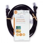 CAT5e hálózati kábel | U/UTP | RJ45 Dugasz | RJ45 Dugasz | 2.00 m | Kerek | PVC | Fekete | Label
