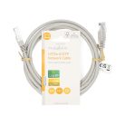 CAT5e hálózati kábel | U/UTP | RJ45 Dugasz | RJ45 Dugasz | 2.00 m | Kerek | PVC | Szürke | Label
