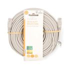 CAT5e hálózati kábel | U/UTP | RJ45 Dugasz | RJ45 Dugasz | 30.0 m | Kerek | PVC | Szürke | Label