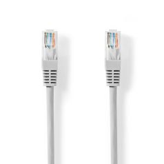   CAT5e hálózati kábel | U/UTP | RJ45 Dugasz | RJ45 Dugasz | 5.00 m | Kerek | PVC | Szürke | Label