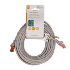 CAT6 hálózati kábel | RJ45 Dugasz | RJ45 Dugasz | U/UTP | 10.0 m | Kerek | PVC | Szürke | Label