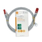 CAT6 hálózati kábel | RJ45 Dugasz | RJ45 Dugasz | U/UTP | 1.00 m | Kerek | PVC | Szürke | Label