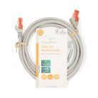CAT6 hálózati kábel | RJ45 Dugasz | RJ45 Dugasz | U/UTP | 2.00 m | Kerek | PVC | Szürke | Label