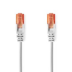   CAT6 hálózati kábel | RJ45 Dugasz | RJ45 Dugasz | U/UTP | 3.00 m | Kerek | PVC | Szürke | Label