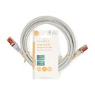 CAT6 hálózati kábel | RJ45 Dugasz | RJ45 Dugasz | SF/UTP | 2.00 m | Kerek | PVC | Szürke | Label