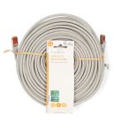 CAT6 hálózati kábel | RJ45 Dugasz | RJ45 Dugasz | SF/UTP | 30.0 m | Kerek | PVC | Szürke | Label