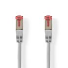 CAT6 hálózati kábel | RJ45 Dugasz | RJ45 Dugasz | SF/UTP | 5.00 m | Kerek | PVC | Szürke | Label