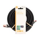 CAT6 hálózati kábel | RJ45 Dugasz | RJ45 Dugasz | S/FTP | 15.0 m | Kerek | LSZH | Fekete | Label