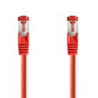 CAT6 hálózati kábel | RJ45 Dugasz | RJ45 Dugasz | S/FTP | 1.00 m | Kerek | LSZH | Piros | Label