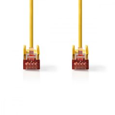   CAT6 hálózati kábel | RJ45 Dugasz | RJ45 Dugasz | S/FTP | 0.15 m | Kerek | LSZH | Sárga | Label