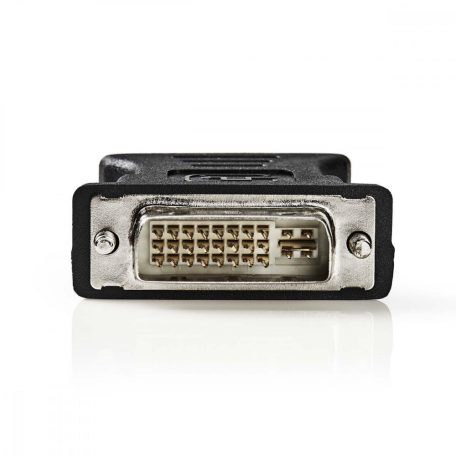DVI adapter | DVI-I 24+5-Pin Dugasz | VGA Aljzat | Nikkelezett | Egyenes | PVC | Fekete | Boríték