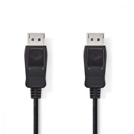 DisplayPort kábel | DisplayPort Dugasz | DisplayPort Dugasz | 4K@60Hz | Nikkelezett | 3.00 m | Kerek | PVC | Fekete | Műanyag Zacskó