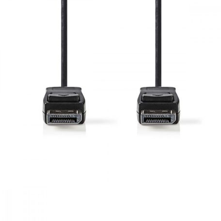 DisplayPort kábel | DisplayPort Dugasz | DisplayPort Dugasz | 4K@60Hz | Nikkelezett | 3.00 m | Kerek | PVC | Fekete | Műanyag Zacskó
