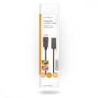 DisplayPort kábel | DisplayPort Dugasz | HDMI™ Kimenet | 1080p | Nikkelezett | 0.20 m | Kerek | PVC | Fekete | Boríték