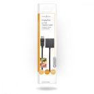 VGA kábel | DisplayPort Dugasz | VGA Aljzat | Nikkelezett | Maximális felbontás: 1080p | 0.20 m | Kerek | PVC | Fekete | Műanyag Zacskó