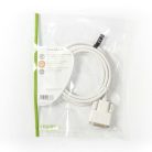 Mini DisplayPort kábel | DisplayPort 1.2 | Mini DisplayPort Dugasz | DVI-D 24+1-Érintkezős Dugasz | 21.6 Gbps | Nikkelezett | 2.00 m | Kerek | PVC | Fehér | Boríték