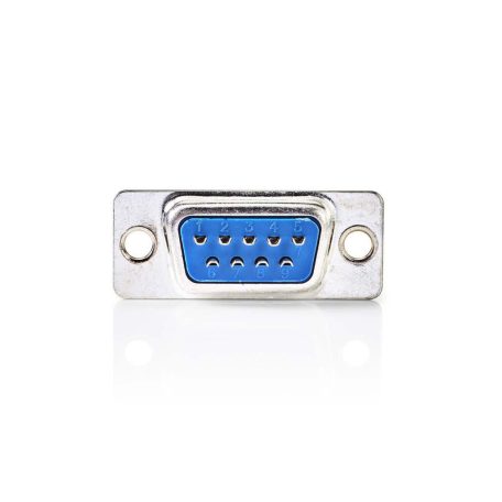 D-Sub alváz hegy | D-SUB 9-Tűs Aljzat | Ezüst | Boríték