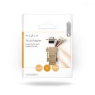 Soros adapter | Adapter | D-SUB 9-Tűs Dugasz | RJ45 Aljzat | Nikkelezett | Elefántcsont | Boríték