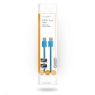 USB kábel | USB 3.2 Gen 1 | USB-A Dugasz | USB-A Dugasz | 5 Gbps | Nikkelezett | 2.00 m | Kerek | PVC | Kék | Boríték