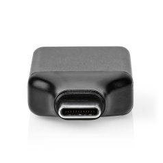   USB-C™ Adapter | USB 3.2 Gen 1 | USB-C™ Dugasz | HDMI™ Kimenet | 4K@60Hz | Kerek | Nikkelezett | Fekete / Szürke | Boríték