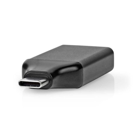 USB-C™ Adapter | USB 3.2 Gen 1 | USB-C™ Dugasz | HDMI™ Kimenet | 4K@60Hz | Kerek | Nikkelezett | Fekete / Szürke | Boríték
