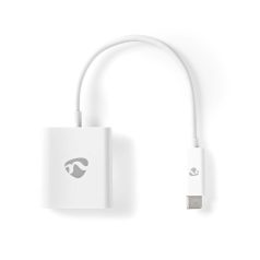   USB-C™ Adapter | USB 3.2 Gen 1 | USB-C™ Dugasz | HDMI™ Kimenet | 4K@30Hz | 0.20 m | Kerek | Nikkelezett | PVC | Fehér | Boríték