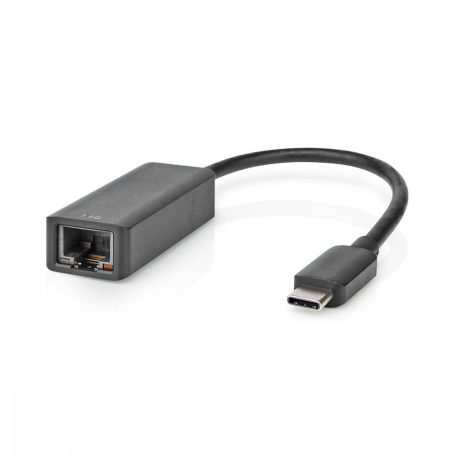 USB hálózati adapter | USB 3.2 Gen 1 | 2.5 Gbps | USB-C™ Dugasz | RJ45 Aljzat | 0.2 m | Kerek | Aranyozott | Ónozott Réz | Fekete | Boríték