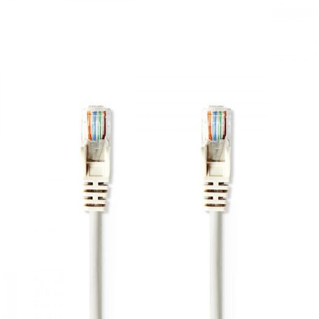 CAT5e hálózati kábel | U/UTP | RJ45 Dugasz | RJ45 Dugasz | 3.00 m | Kerek | PVC | Szürke | Boríték