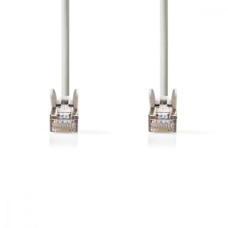 CAT5e hálózati kábel | S/UTP | RJ45 Dugasz | RJ45 Dugasz | 2.00 m | Kerek | LSZH / PVC | Szürke | Műanyag Zacskó