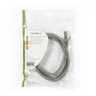 CAT5e hálózati kábel | S/UTP | RJ45 Dugasz | RJ45 Dugasz | 2.00 m | Kerek | LSZH / PVC | Szürke | Műanyag Zacskó