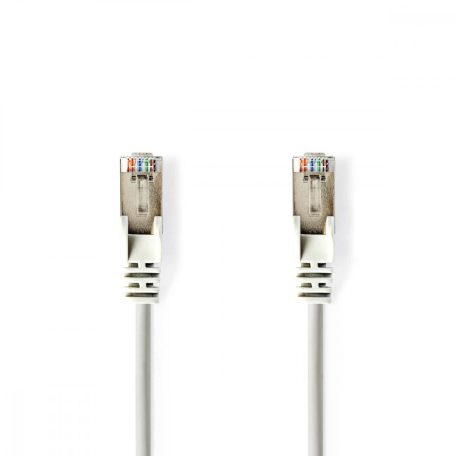 CAT5e hálózati kábel | S/UTP | RJ45 Dugasz | RJ45 Dugasz | 3.00 m | Kerek | LSZH / PVC | Szürke | Műanyag Zacskó