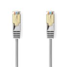 CAT5e hálózati kábel | SF/UTP | RJ45 Dugasz | RJ45 Dugasz | 3.00 m | Kerek | PVC | Szürke | Boríték