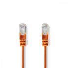 CAT5e hálózati kábel | SF/UTP | RJ45 Dugasz | RJ45 Dugasz | 0.50 m | Kerek | PVC | Narancs | Műanyag Zacskó