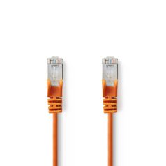   CAT5e hálózati kábel | SF/UTP | RJ45 Dugasz | RJ45 Dugasz | 1.50 m | Kerek | PVC | Narancs | Műanyag Zacskó