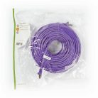 CAT5e hálózati kábel | SF/UTP | RJ45 Dugasz | RJ45 Dugasz | 30.0 m | Kerek | PVC | Ibolya | Műanyag Zacskó