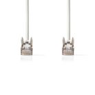 CAT5e hálózati kábel | SF/UTP | RJ45 Dugasz | RJ45 Dugasz | 15.0 m | Kerek | PVC | Fehér | Boríték