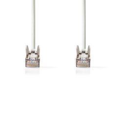   CAT5e hálózati kábel | SF/UTP | RJ45 Dugasz | RJ45 Dugasz | 3.00 m | Kerek | PVC | Fehér | Boríték