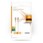 CAT5e hálózati kábel | SF/UTP | RJ45 Dugasz | RJ45 Dugasz | 3.00 m | Kerek | PVC | Fehér | Boríték