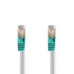   CAT5e hálózati kábel | F/UTP | Váltó | RJ45 Dugasz | RJ45 Dugasz | 3.00 m | Kerek | PVC | Szürke | Műanyag Zacskó