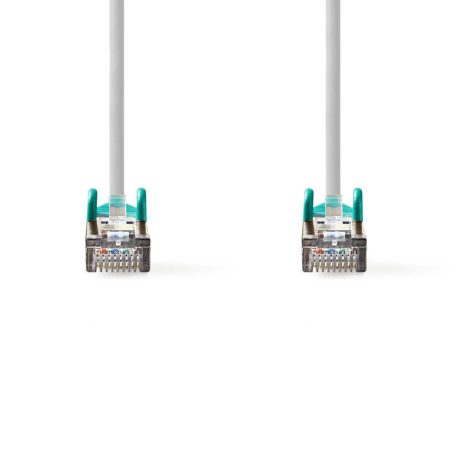 CAT5e hálózati kábel | F/UTP | Váltó | RJ45 Dugasz | RJ45 Dugasz | 3.00 m | Kerek | PVC | Szürke | Műanyag Zacskó