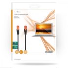 CAT6 hálózati kábel | RJ45 Dugasz | RJ45 Dugasz | U/UTP | 30.0 m | Kerek | PVC | Fekete | Műanyag Zacskó