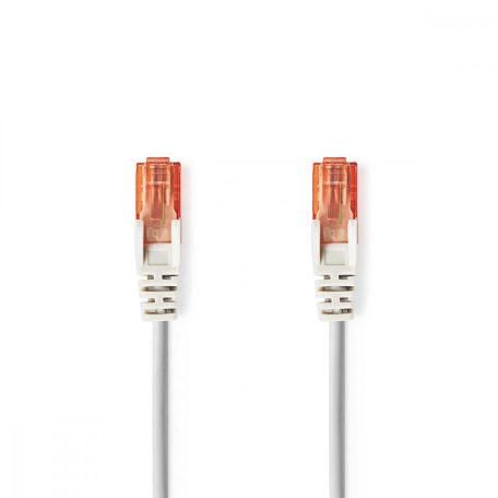 CAT6 hálózati kábel | RJ45 Dugasz | RJ45 Dugasz | U/UTP | 0.25 m | Kerek | PVC | Szürke | Boríték